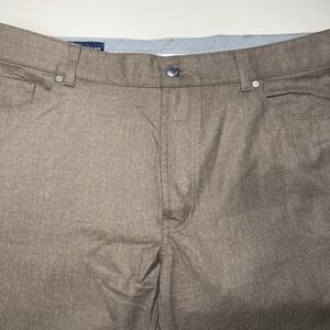 Peter Millar Collection Pant 38 (40x32) Wool 5 Pocket Volpe Brown Taupe MF19RT02